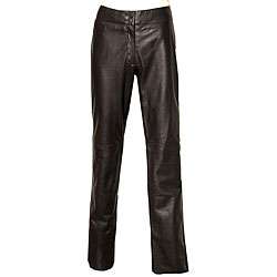 Austin Reed Womens Slim Leather Pants  