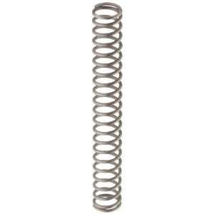 Music Wire Compression Spring, Steel, Inch, 0.36 OD, 0.045 Wire Size 