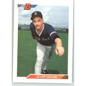  1992 Bowman #618 Scott Taylor   Boston Red Sox (Baseball 