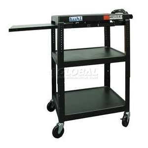   Buhl Audio Visual Cart With One Side Pull Out Shelf