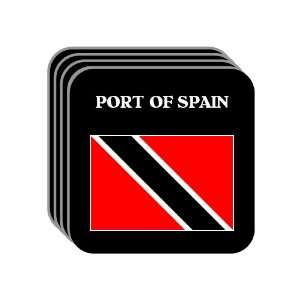 Trinidad and Tobago   PORT OF SPAIN Set of 4 Mini Mousepad Coasters
