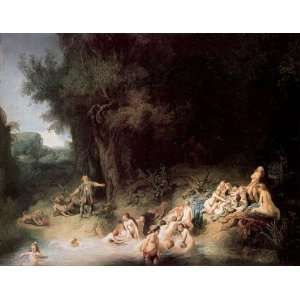   of Diana with Nymphs and Story of Actaeon and Calis