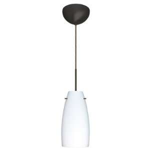 Tao One Light Cord Hung Pendant with Dome Canopy Finish Satin Nickel 