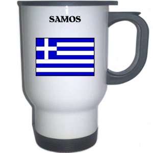  Greece   SAMOS White Stainless Steel Mug Everything 