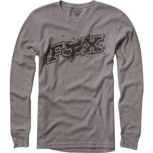  Fox Racing Sledgehammer T Shirt   Small/Grey Automotive