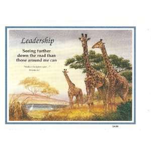  Leadership (Giraffe) 11 X 8 1/2 Color Print Everything 