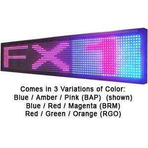  FX1 Programmable 3 Color LED Window Sign Display (BAP) 15 