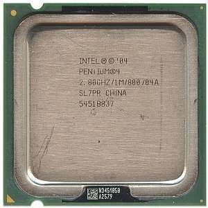  Intel Pentium 4 520J 2.8GHz 800MHz 1MB LGA775 CPU, OEM 