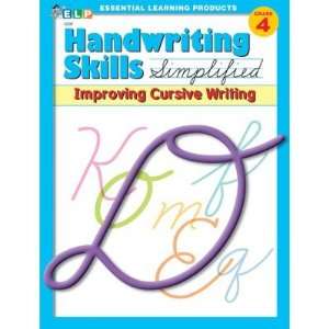 Essential Learning Products 0228 30 Handwriting Skills Book Grade 4 