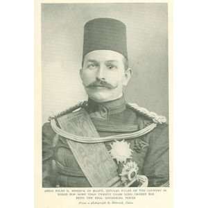  1907 Egypt Khedive Abas Hilmi II Earl of Cromer 