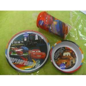  Zak Cars Holographic Cup, Cars Plate, and Bowl (3 Piece 