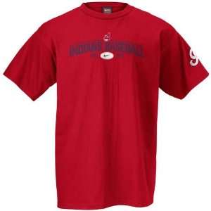  Nike Cleveland Indians Red Seeing Eye T shirt