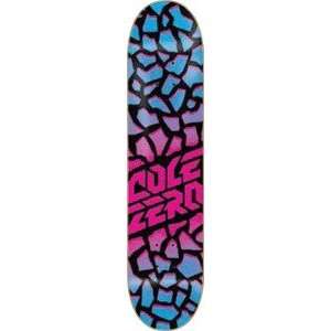  Zero Chris Cole Breakaway Pink / Blue Skateboard Deck   7 