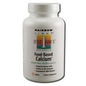  Rainbow Light Just Once Naturals   Food Based Calcium 90s 