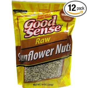 Good Sense Raw Sunflower Nuts, 10 Ounce (Pack of 12)  