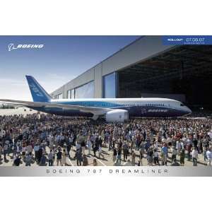  787 Dreamliner Rollout Poster 