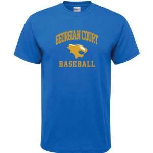   Court Lions Royal Blue Baseball Arch T Shirt