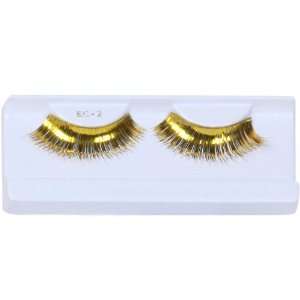 Lets Party By Garland Beauty Prod. Inc. Gold Party Eyelashes with Case 