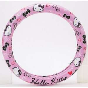  Hello Kitty Steering Wheel Cover  Pink & Black Camera 