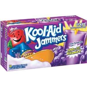 Kool   Aid Juice Drink Jammers Grape 10 Pouches   4 Pack  