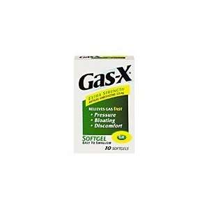  Gas X Softgels Extra Strength Size 10 Health & Personal 