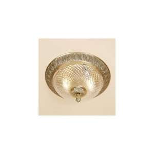   Flush Mount With Crystal Glass by JVI Designs 1070