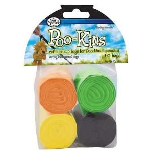  Poo Kins Refill Bags   60 ct. (Quantity of 4) Health 
