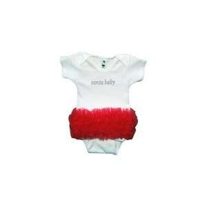  Santa Baby Tutu Onesie Fluff Tutu Baby