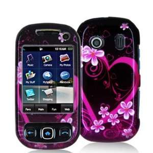  Samsung M350 Seek Graphic Case   Purple Love Cell Phones 