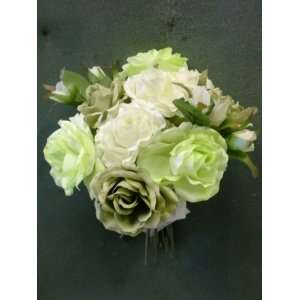  Tanday #11511 Green Mix Luxury Bridal Rose Wedding Bouquet 