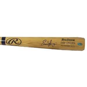  Evan Longoria Signed Baseball Bat   Natural Everything 