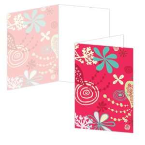  ECOeverywhere Dancing Flowers Boxed Card Set, 12 Cards and 