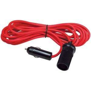  12 ft Extension Cord with 12 Volt Accessory Outlet Plug 