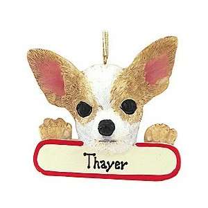  Personalized Chihuahua Ornament