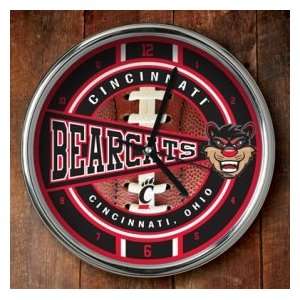  Cincinnati Bearcats UC NCAA Chrome Wall Clock Sports 