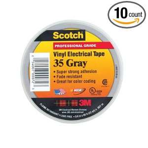   Color Coding Tape 35, Gray, 3/4 Width, 66 Foot Length (Pack of 10