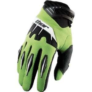  Thor S12 Youth Spectrum Glove Green XXS