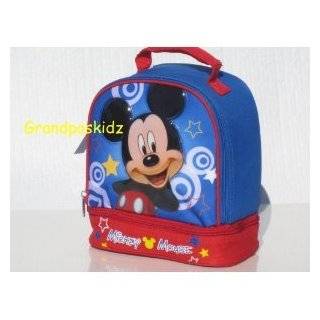 Disneyland Mickey Mouse Insulated Double Compartment Lunch Box Tote by 
