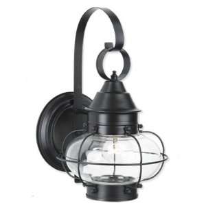 Norwell Lighting 1323 BL CL Cottage Onion One Light Outdoor Small Wall 
