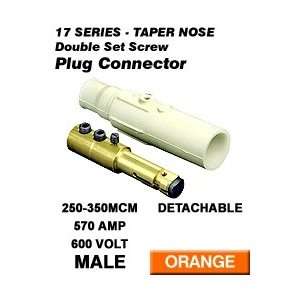   Detachable Plug Double Set Screw Complete   Orange