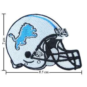  Detroit Lions Helmet Logo Embroidered Iron on Patches 