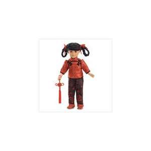  Chinese Doll in Red Shirt 