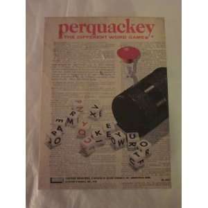  PERQUACKEY The Different Word Game 