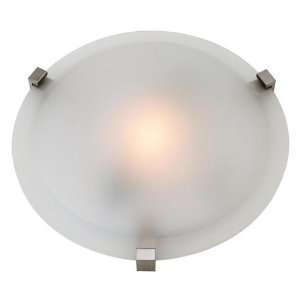  Access Lighting 50060 WH/FST One Light White Bowl Flush 