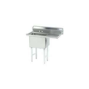 Right Drainboard Advance Tabco FC 1 1818 18 One Compartment Stainless 