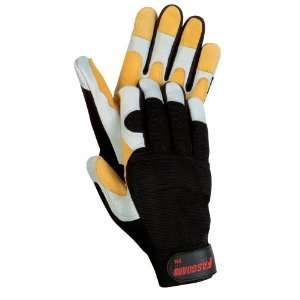 Memphis C906M Multitask Fasguard Double Goat Palm Glove, Yellow and 