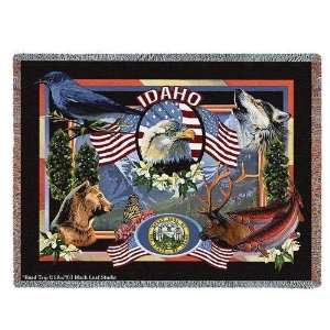  State of Idaho Throw   53 x 70 Blanket/Throw