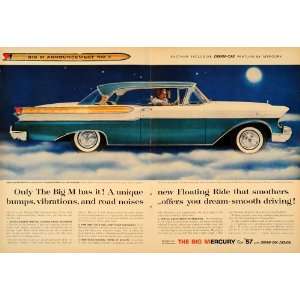  1956 Ad Clouds Big Mercury 1957 Dream Car Automobile 