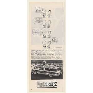  1962 Ford Falcon Wagon Peanuts Charlie Brown Linus Print 