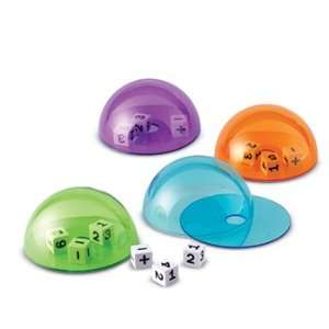  6 Pack LEARNING RESOURCES DICE DOMES 